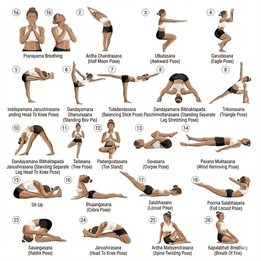 Hot Yoga Poses